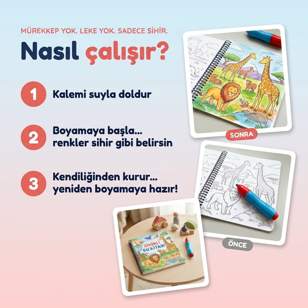 Sihirli Boyama Kitabı